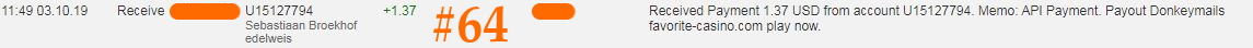 64º Pago de DonkeyMails - 1,37$ Donkey-Mails-64