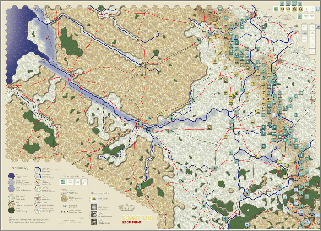 Somme 1918Map