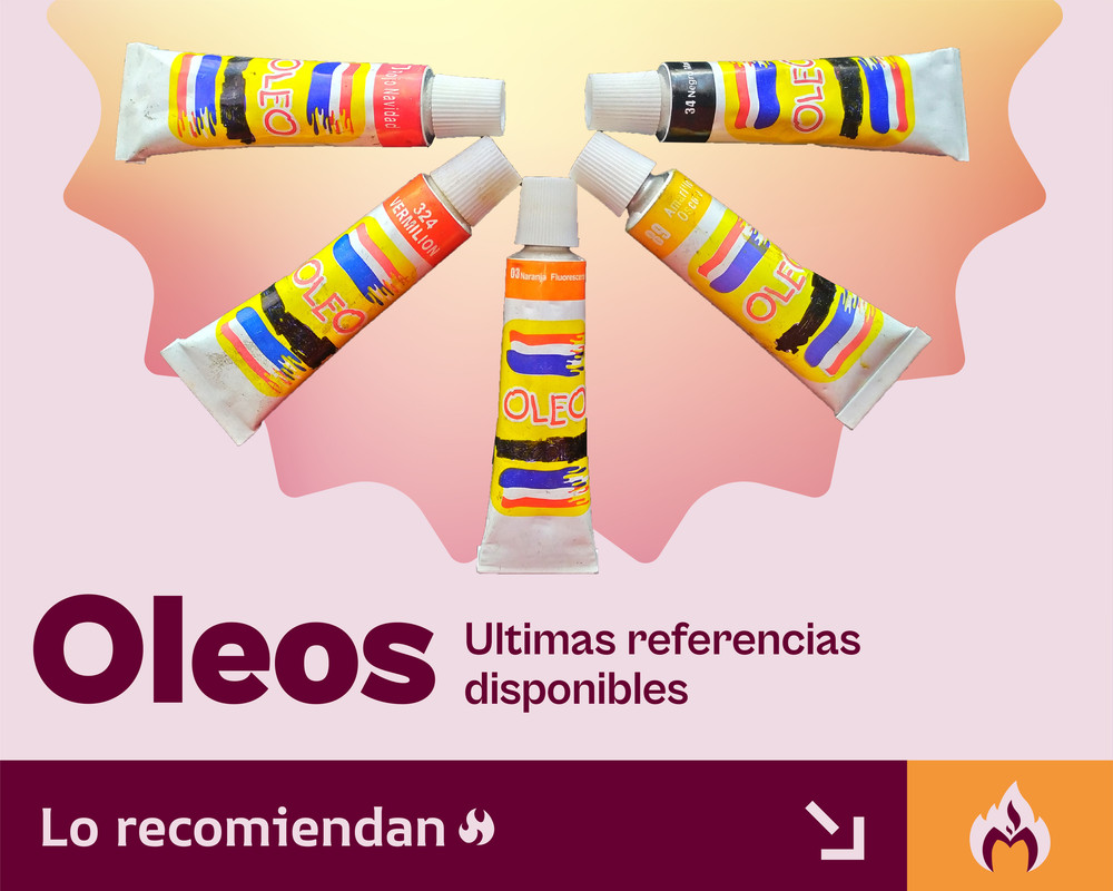 Pinturas al óleo Negro Marfil de 10ml para manualidades y pasta fría