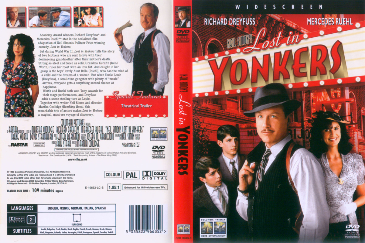 Lost in Yonkers (1993) cover0