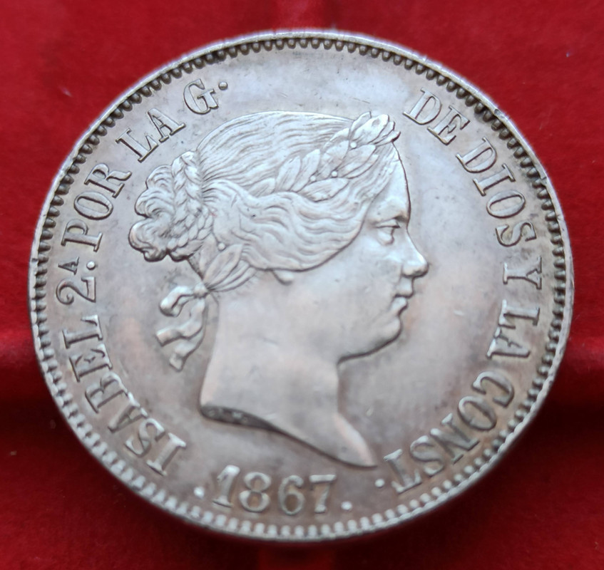 escudo de Isabel II 1867 43