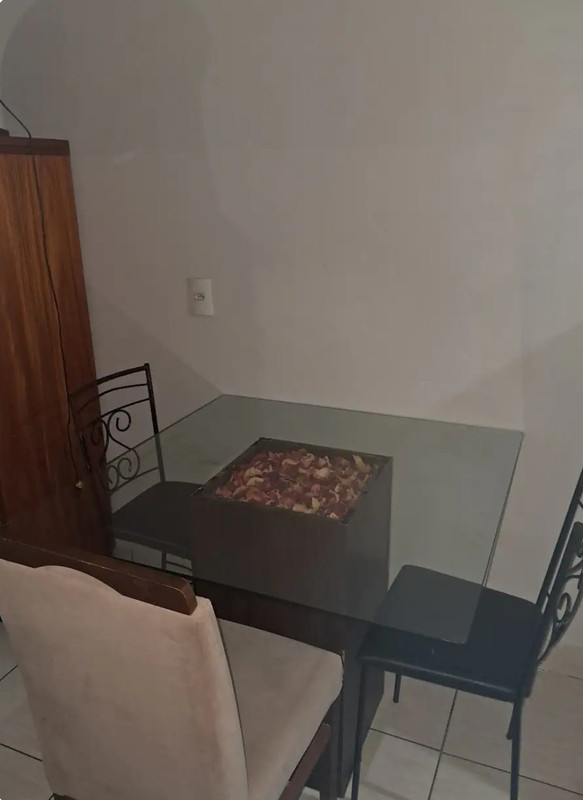 Banheiro da kitnet em Campinas