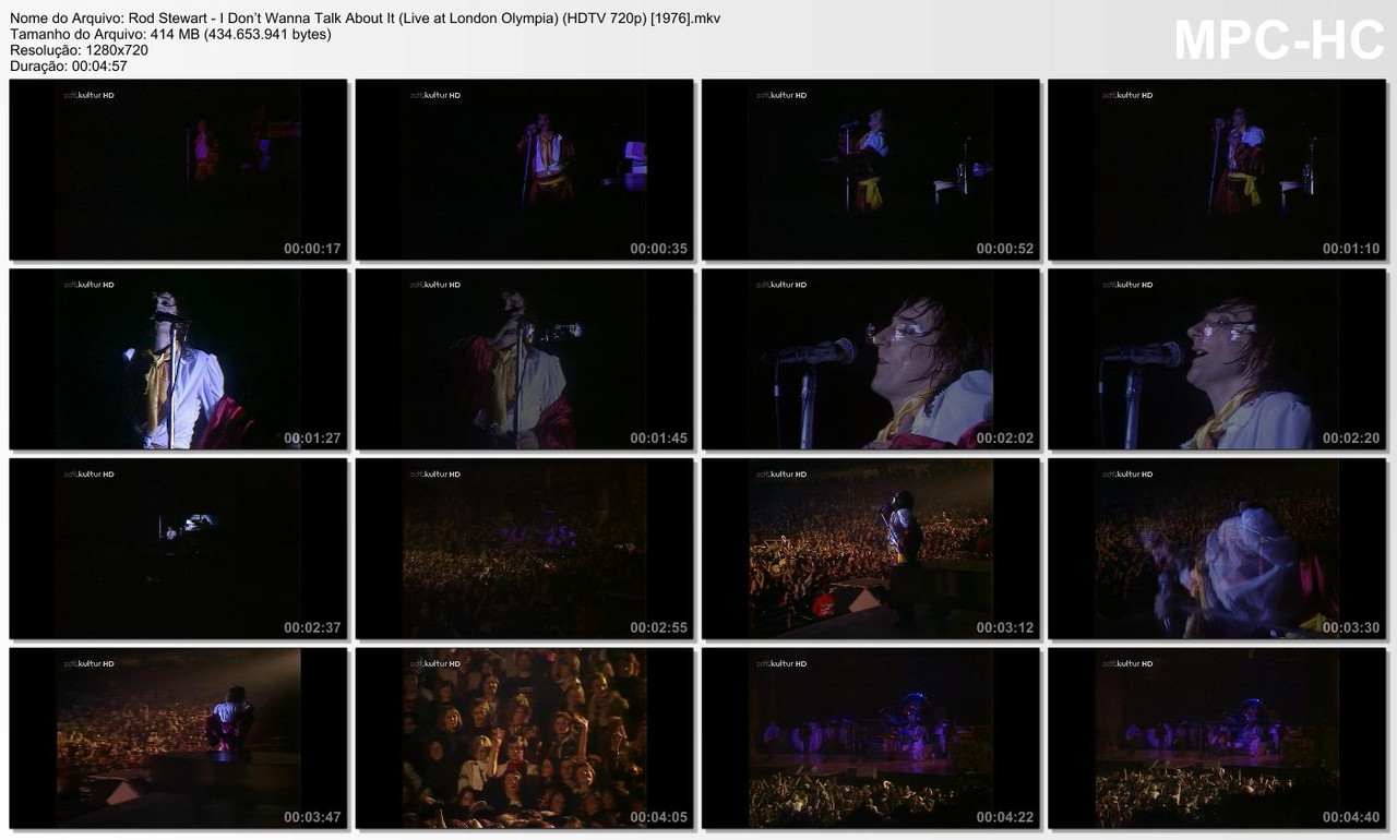 Rod Stewart - I Don’t Wanna Talk About It (Live at London Olympia) (HDTV 720p) [1976]