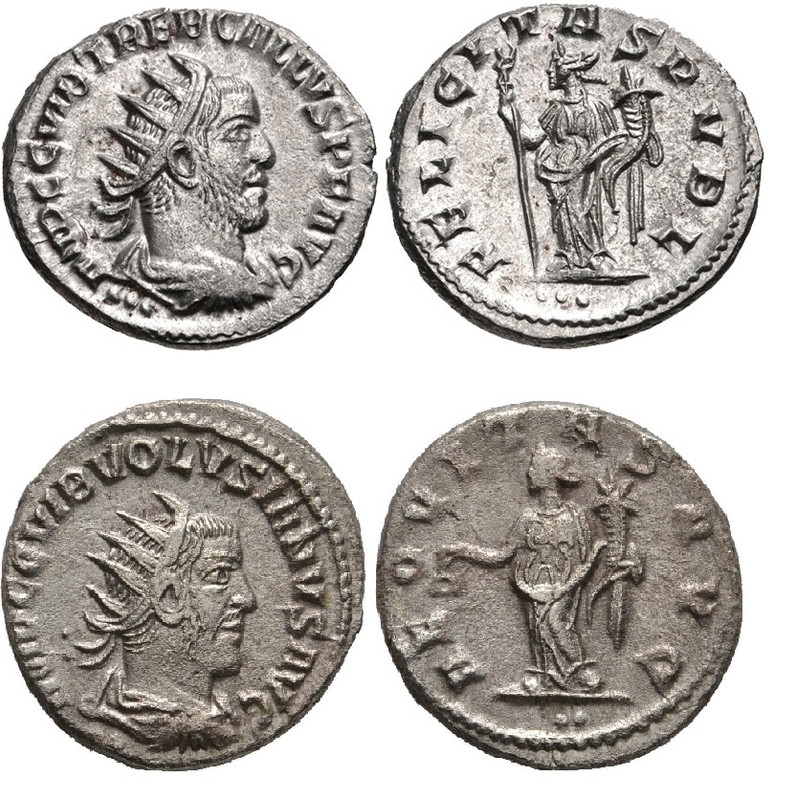 Antoniniano de Valeriano I. RESTITVT ORIENTIS. Emperador y Oriente. ¿Samosata? Galo-volusiano-antioquia