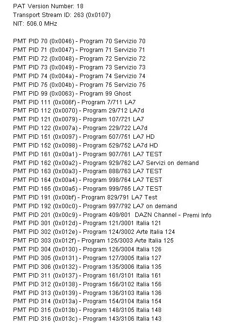 DTT: Aggiornamenti 42-XYpk6-VELf23-I4hk-I9-NWma-u-FOy9-OU4hd-XLVg-XDpv4-Y0-WErvd-PFdqloe-P5-N7-Pbv8u30-C0qr-Mw-A-s2048