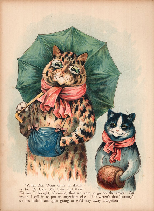 Louis Wain - Louis Wain Cats (chromolitho) - (MeisterDrucke-281821)