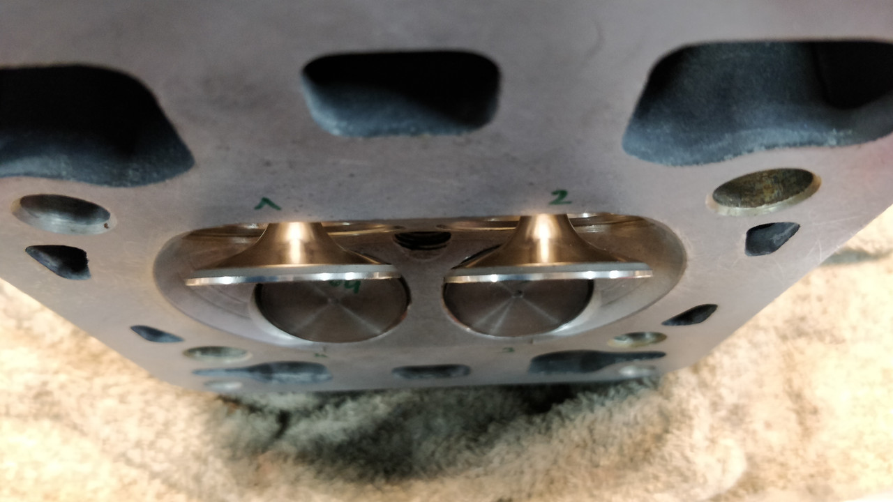 Detail angle des portées de soupapes admission (1.45mm de portée