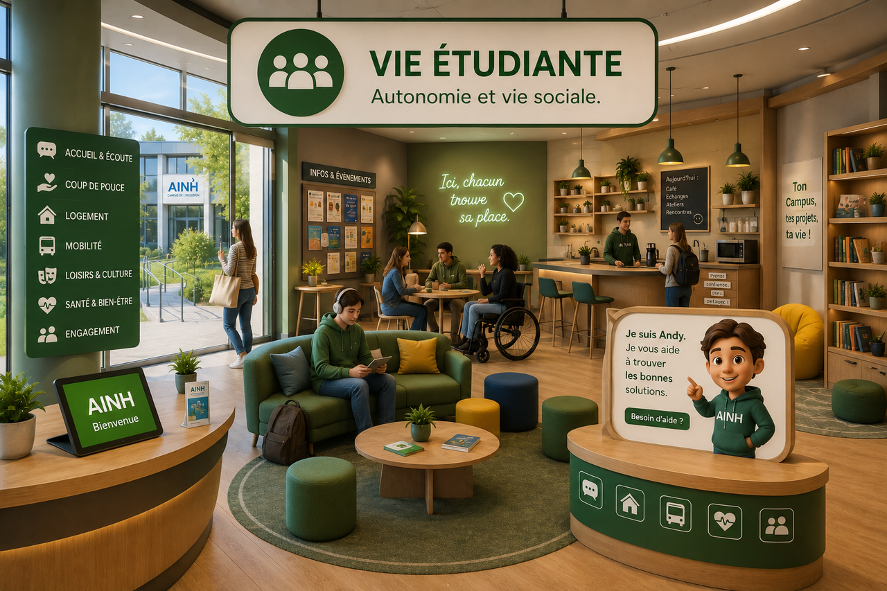 Vie étudiante AINH - Autonomie et vie sociale