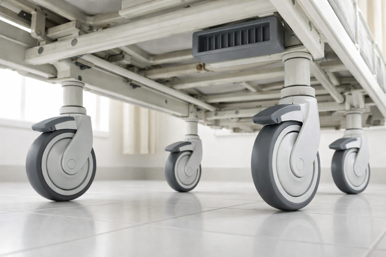 casters for hospital beds visualization