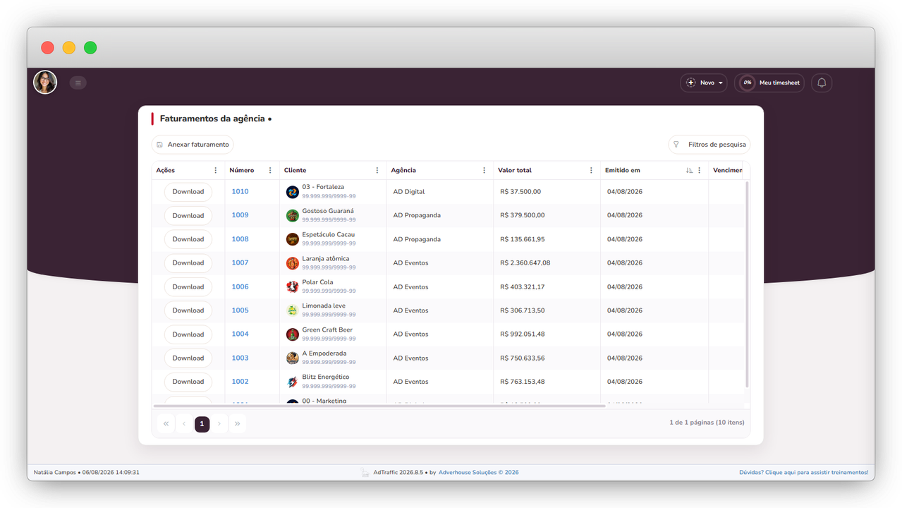 Print da plataforma Adverhouse 2
