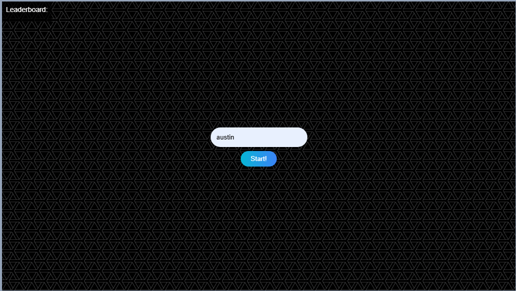 Username Input Screen