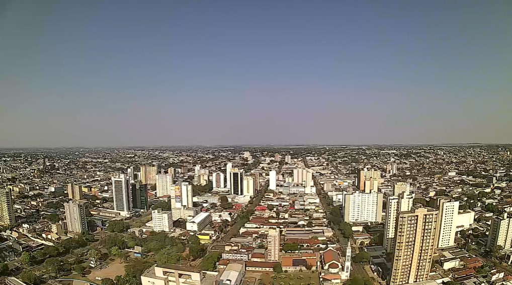 Campo Grande nesta manhã de domingo
