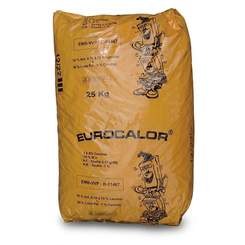 Charbon eurocalor 12/22 25kg