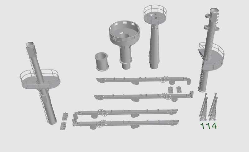 набор 6 мачты