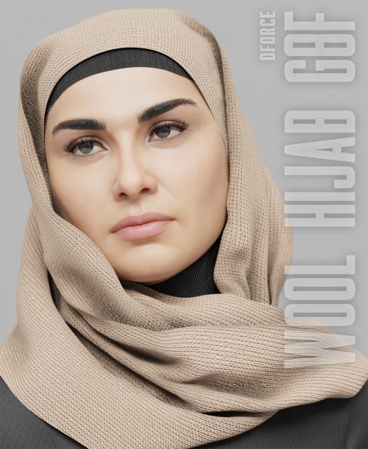 dforce wool hijab g8f