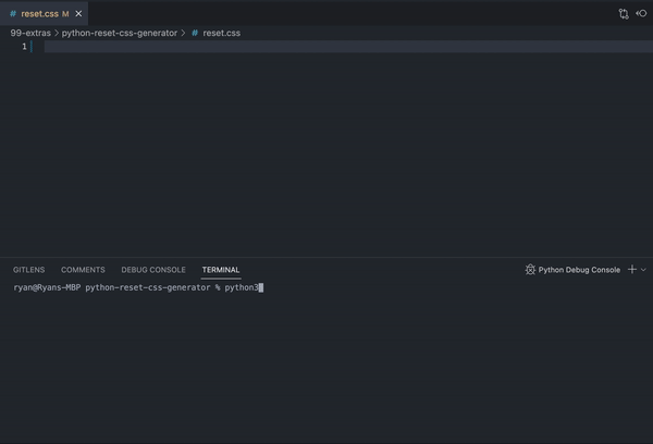 GitHub - stellyes/reset-css-generator: A python script to automatically ...