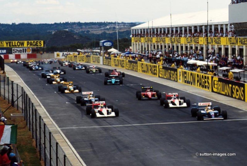 1 1992_south_african_grand_prix_starting_grid_by