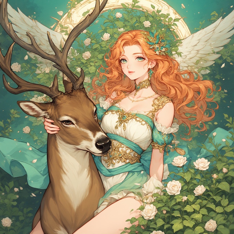 Goddess-Diana-with-a-Stag-waif-2