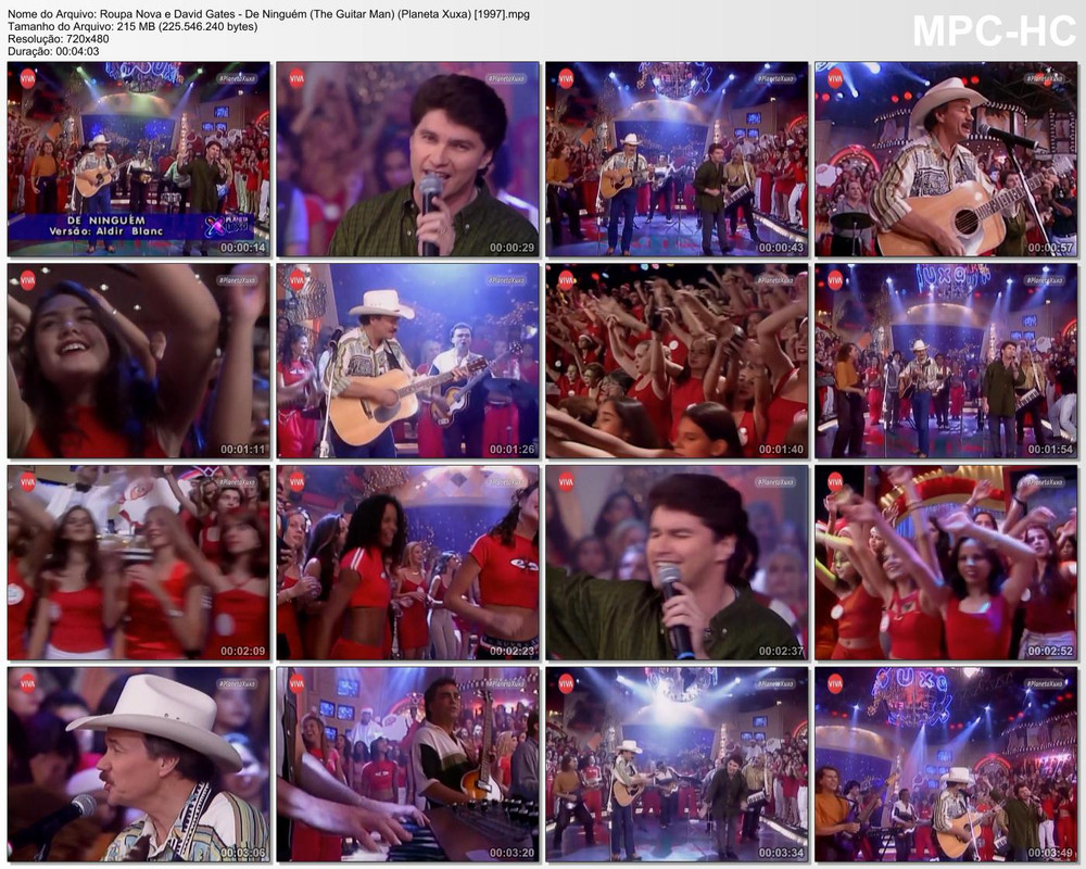 Roupa Nova e David Gates - De Ninguém (The Guitar Man) (Planeta Xuxa) [1997]