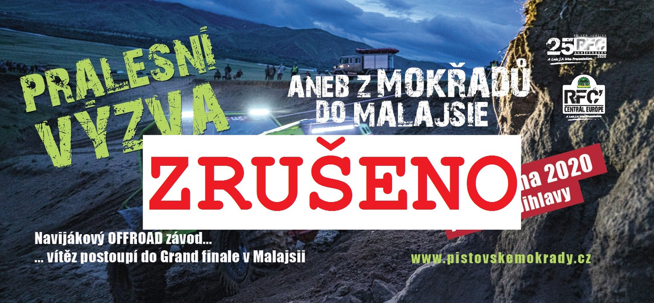 Banner ZRUŠENO