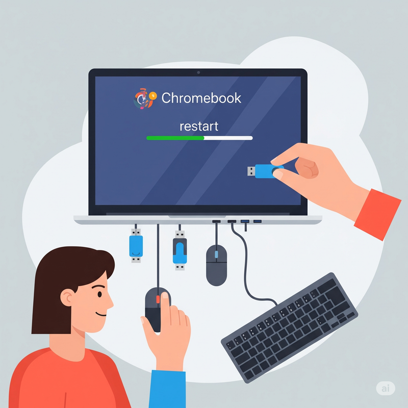 Chromebook basic troubleshooting steps in Bangla