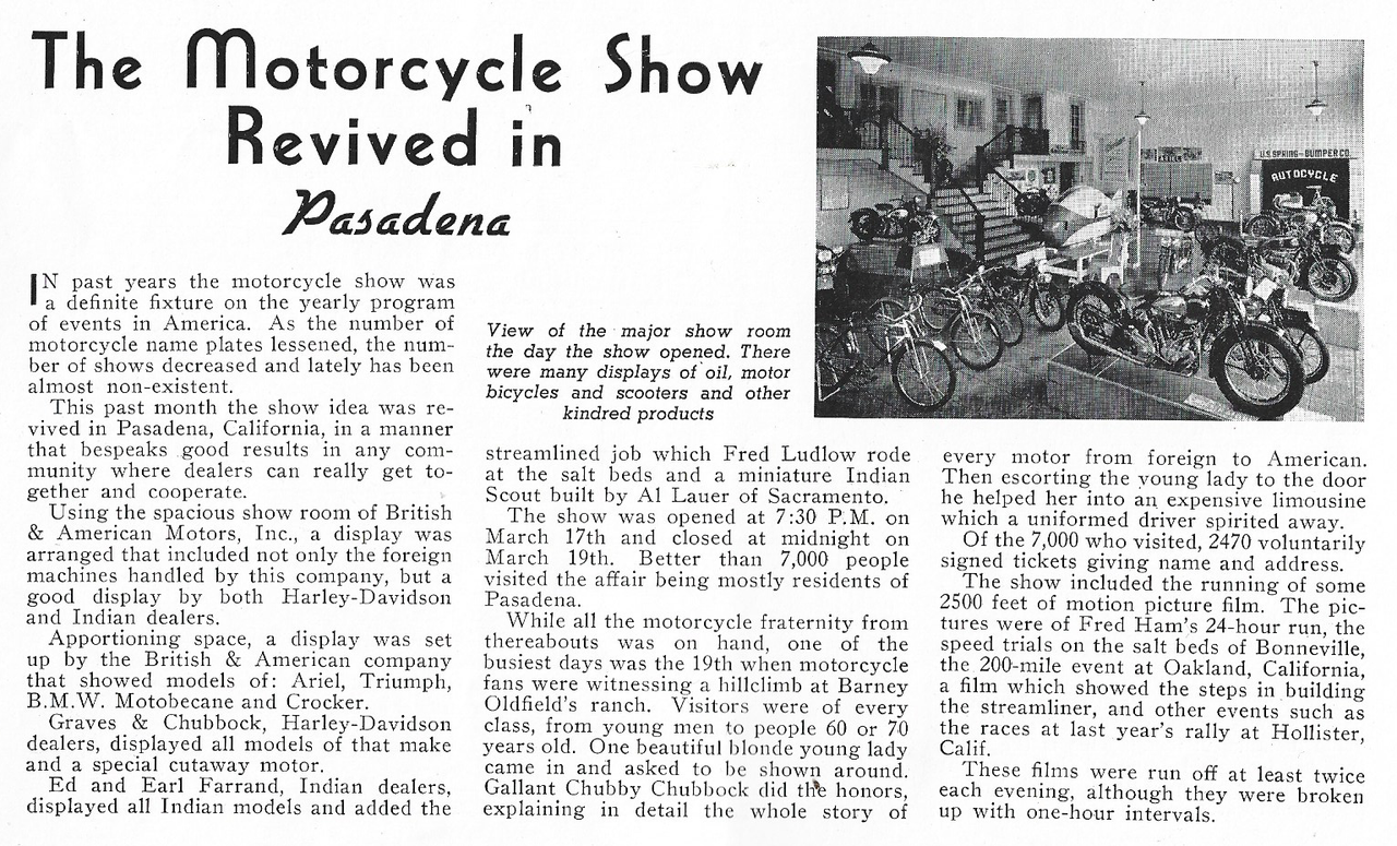 1939 pasadena show