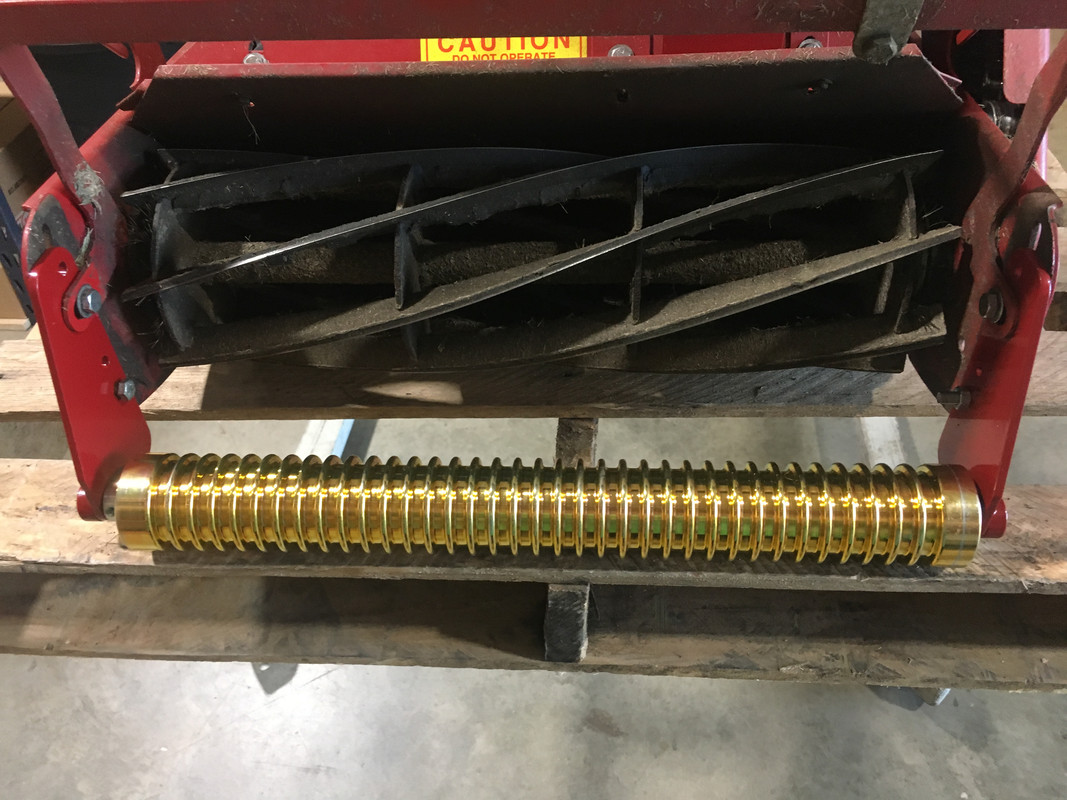 Mclane reel online mower front roller