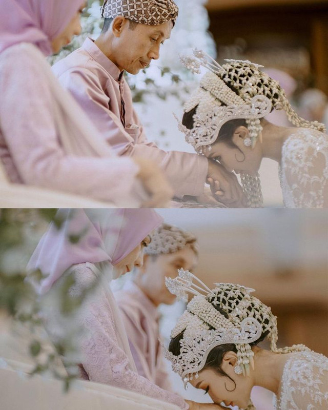 Momen emosional pada prosesi sungkeman