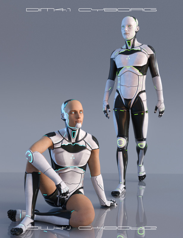DIM4 Cyborg for Genesis 8.1 Males DIM4 Cyborg for Genesis 8.1 Males