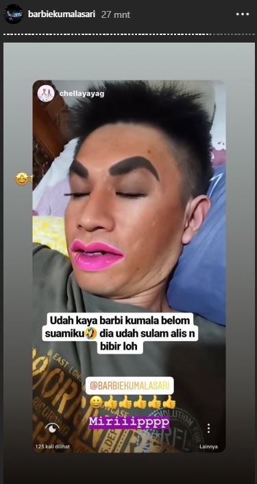 Warganet tirukan hasil sulam Barbie Kumalasari 