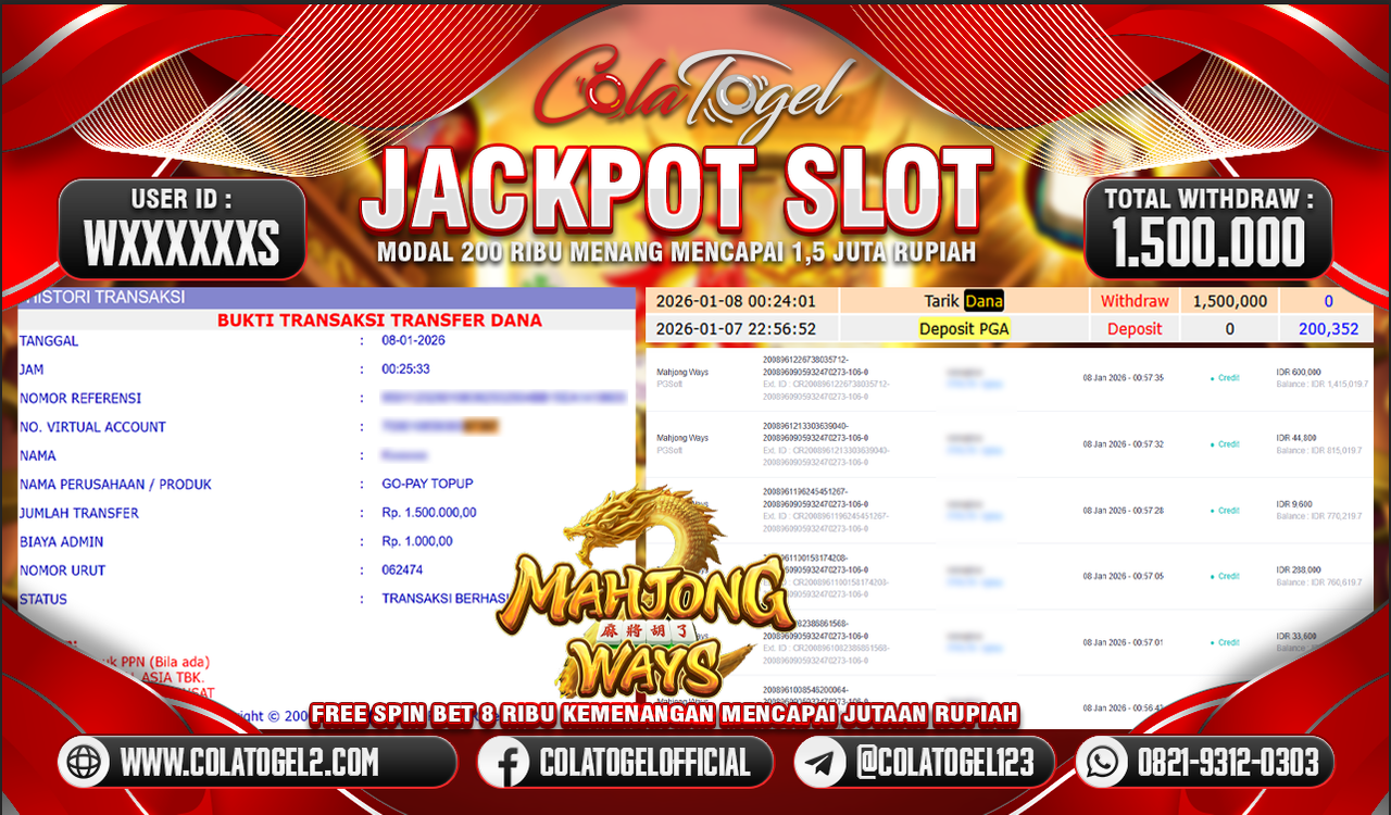 JACKPOT SLOT GACORR!!