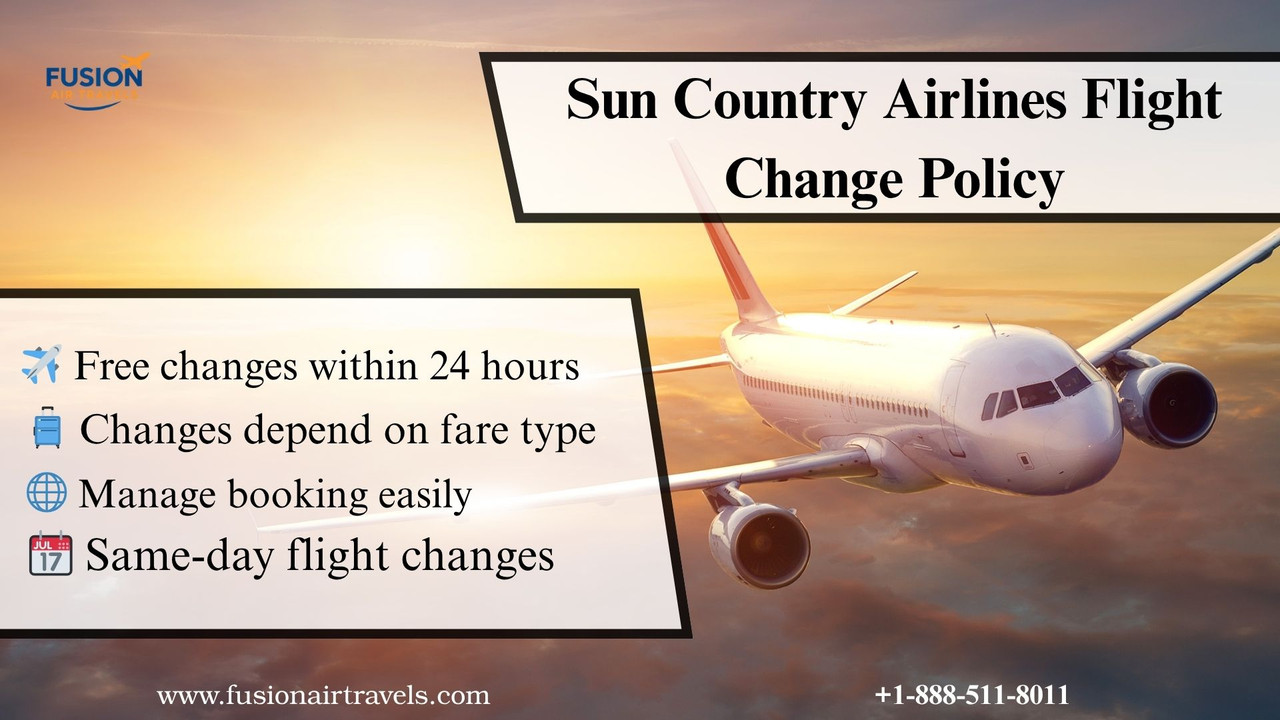 Sun Country Airlines Flight Change Policy 1