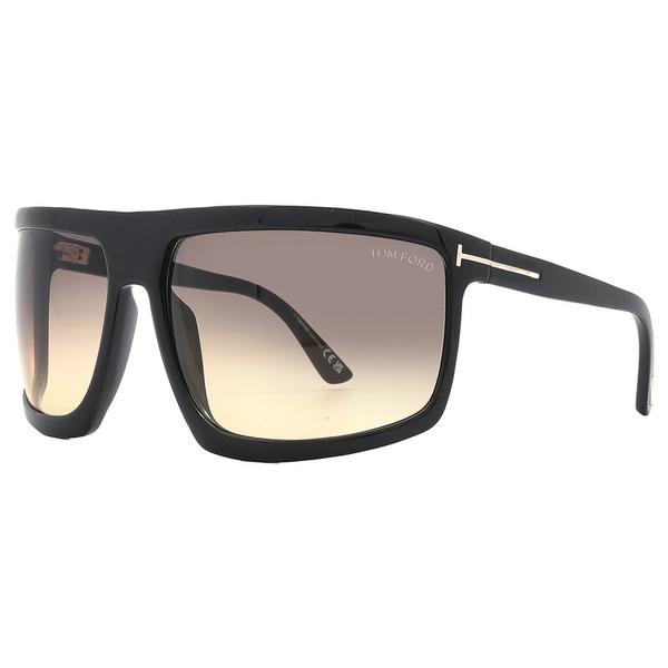 tom ford clint smoke gradient wrap unisex sunglasses ft1066 01b 68 3