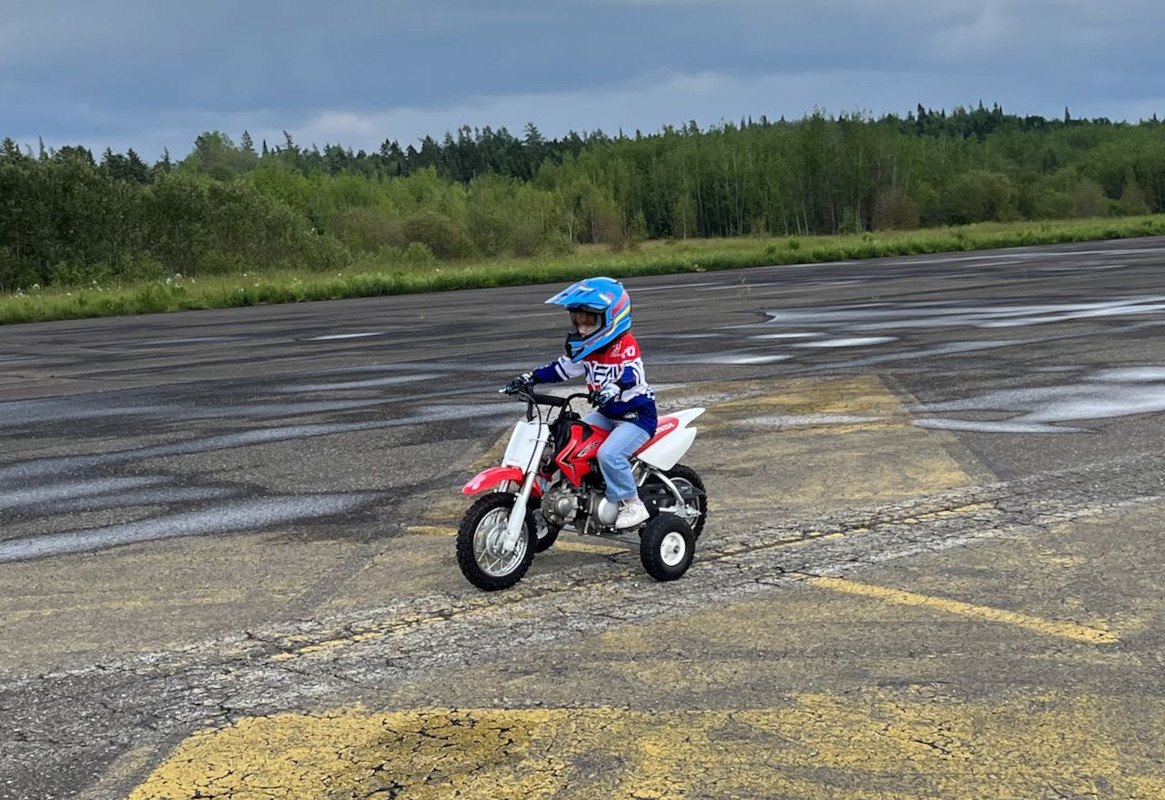 Chris's daughter at Loring