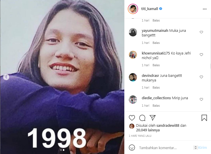 Titi Kamal Pamer Potret Masa Muda Christian Sugiono, Cathy Sharon