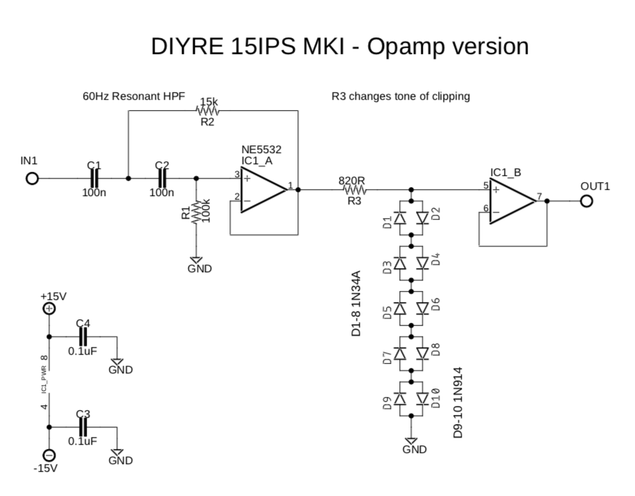 DIYRE 15IPS MKI Schem v1.1 - opamp version