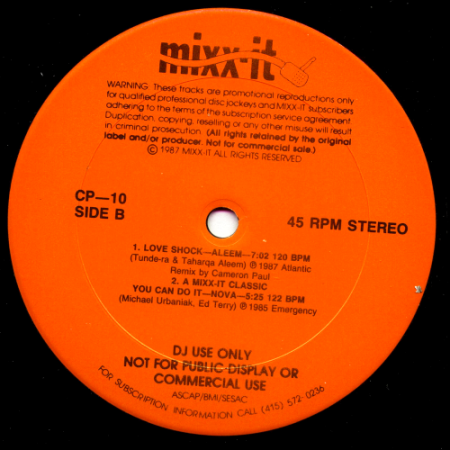 VA - Mixx-It Mixx-It 11 ( Vinyl, 12", 33 &#8531; RPM, Promo) (DJ Mix, Megamix - Cameron Paul)