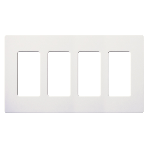 Lutron SC-4 Placa Mural 4 Espacios para Atenuadores y Controles