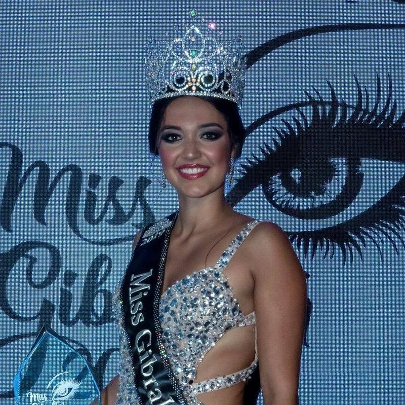 celine bolanos vence miss gibraltar 2019. ira a mw 2019. MISS-GIBRALTAR-2019