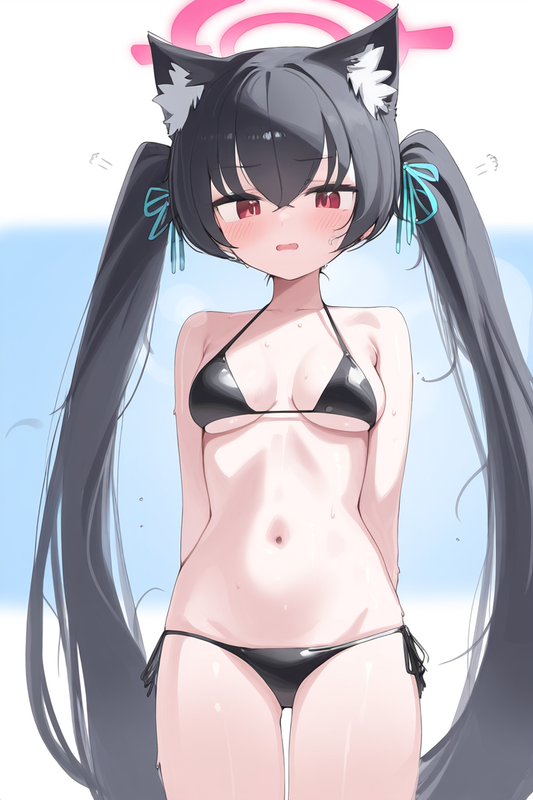 1girl, serika, blue archive, mikozin, NDGD, ohlia, {kobayashi ritz}, reoen, cowb s-1131995054