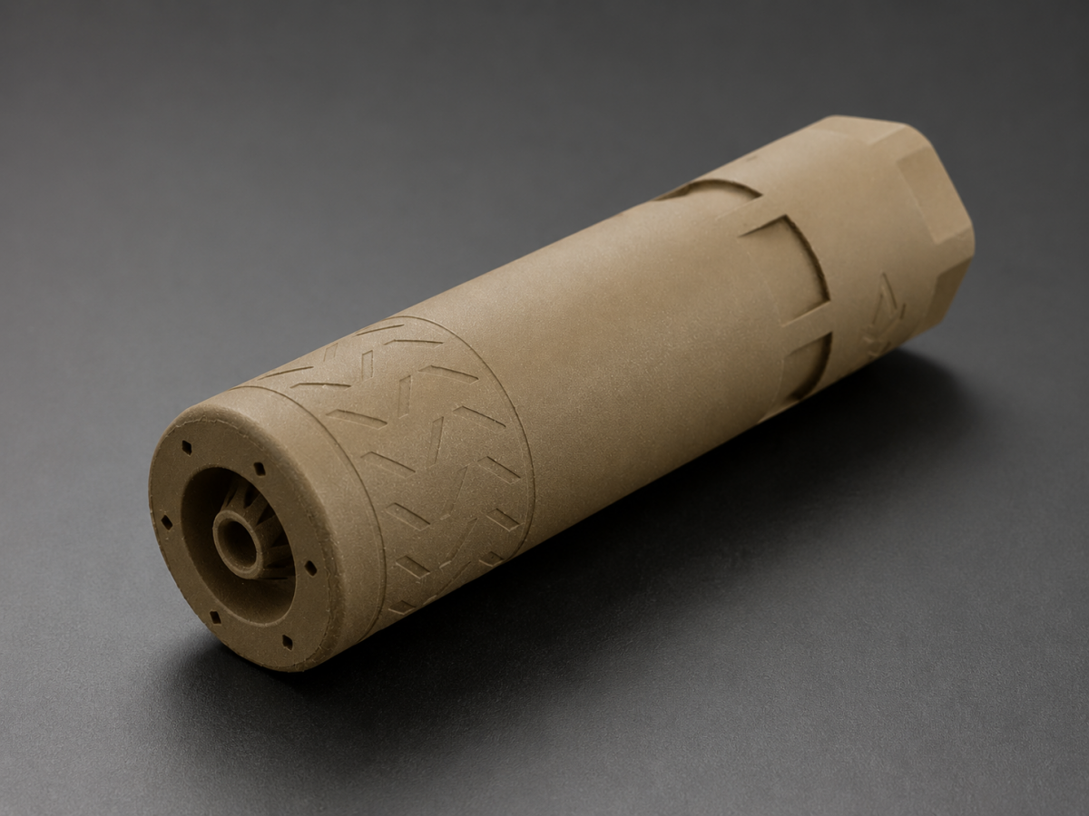 B&T Exigent Defense Fireteam 556 Rifle Suppressor Coyote Tan 5.56-img-0