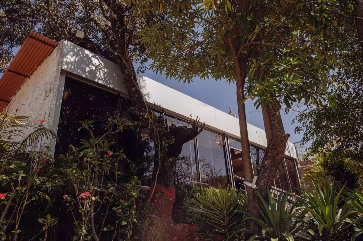Beautiful exterior view of the hotel and pool area