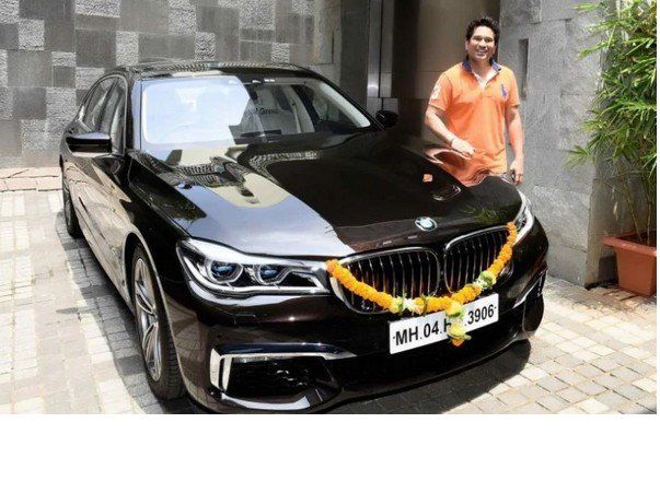 Sachin with his car