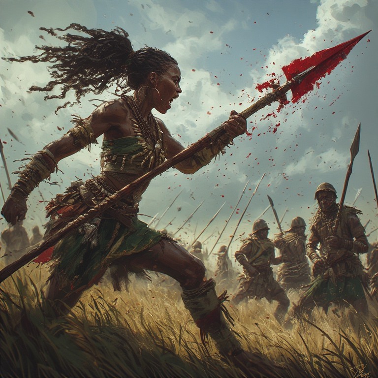 Africa-World-girl-warrior-hold-(6)