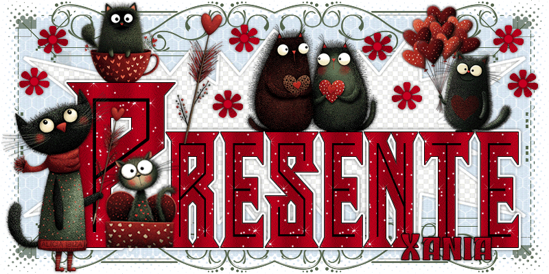 Presente Gatti Innamorati xania