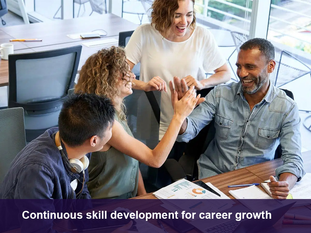 Continuous skill development for career growth