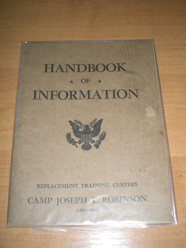 166 - Guia Informacion RTC Camp. Joseph T. Robinson, Arkansas (1942)