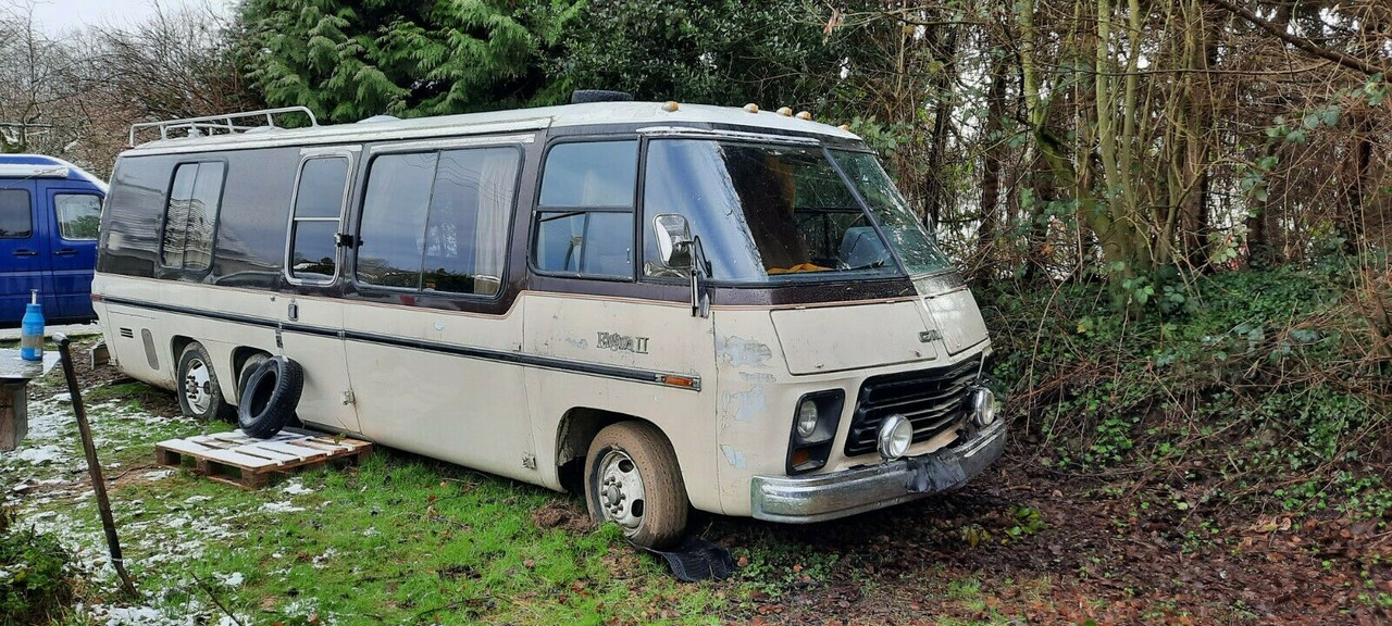 GMC Motorhome outside