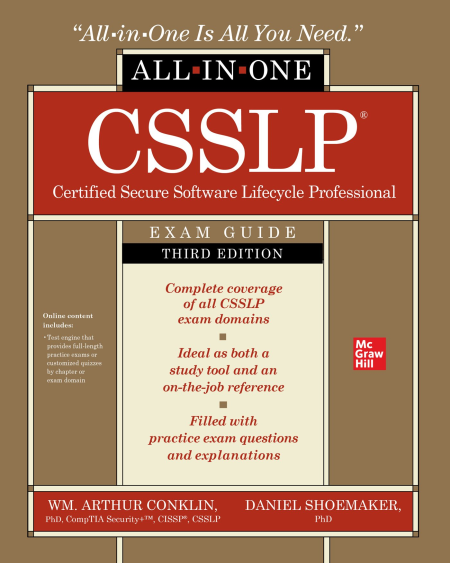 CSSLP Secure Software Lifecycle Professional All-In-One Exam Guide, 3rd Edition (True EPUB)