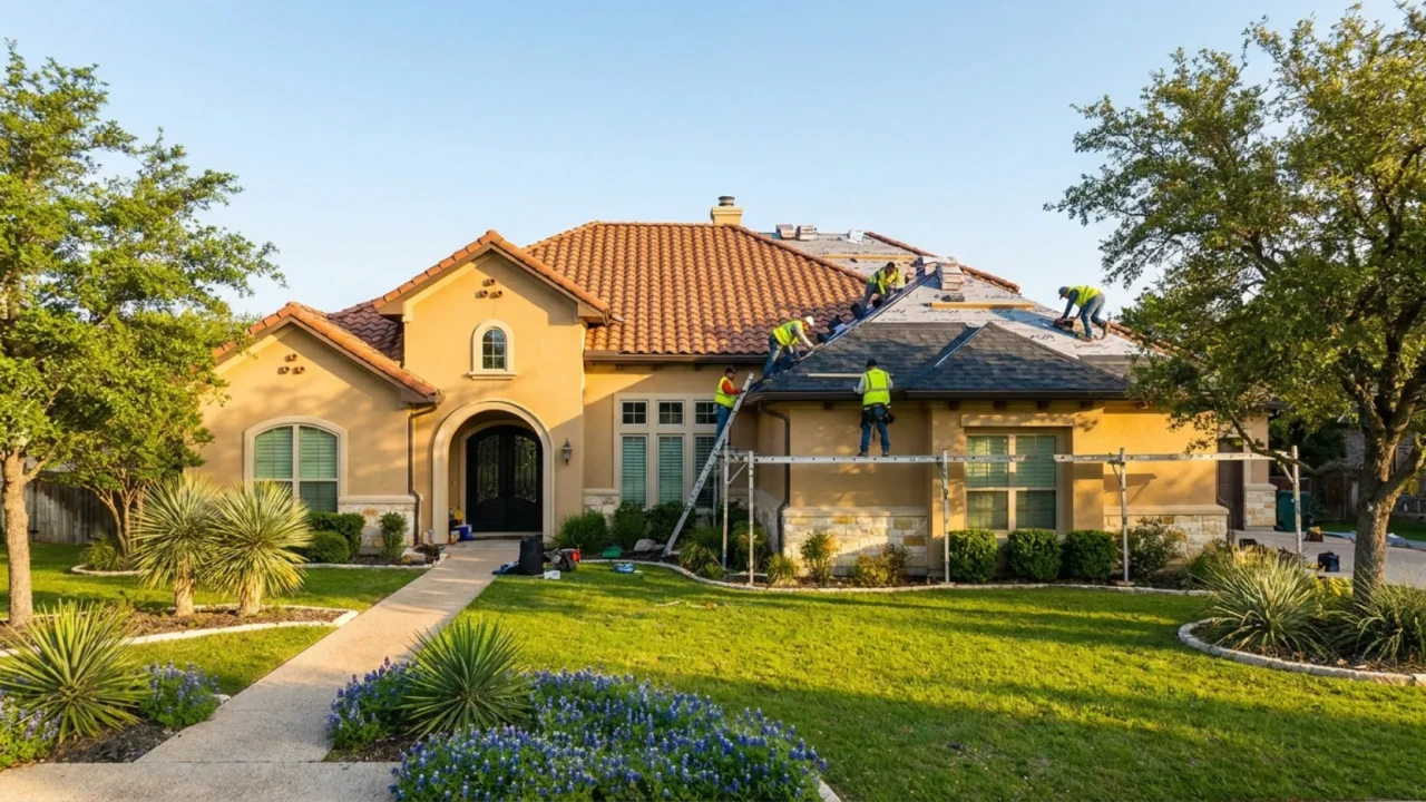 San Antonio home with significant equity available for roof financing through HELOC or home equity loan